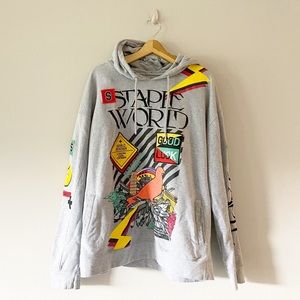 STAPLE WORLD RENOWN hoodie sweatshirt